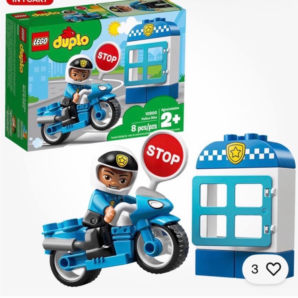 LEGO DUPLO Police Patrol Set - Blue and White